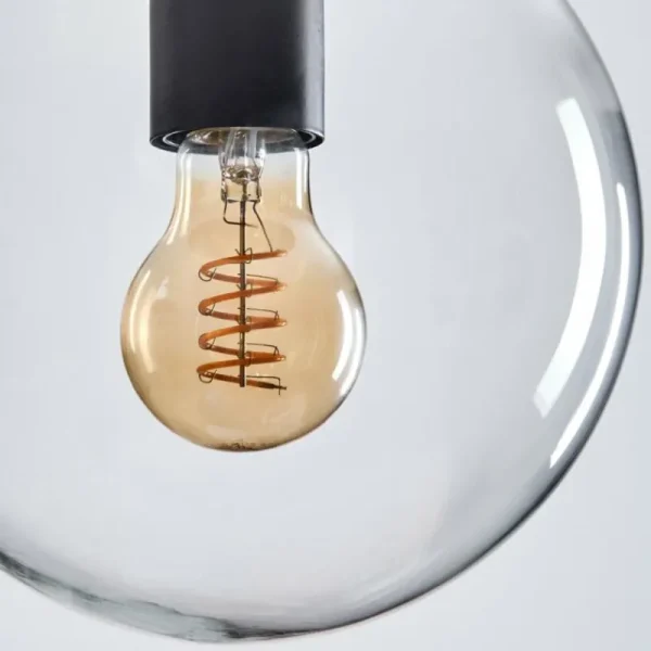 hofstein Gastor Suspension, Boule lumineuse Clair, 1 lumière* Lampes En Verre