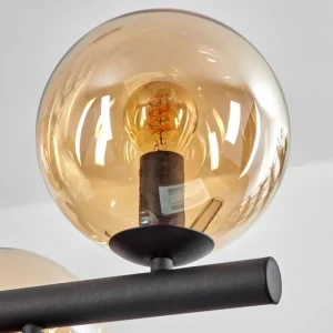 hofstein Gastor Suspension, Boule lumineuse, Suspension Ambre, 10 lumières* Lampes En Verre