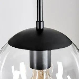 hofstein Gastor Suspension, Boule lumineuse Clair, 1 lumière* Lampes En Verre