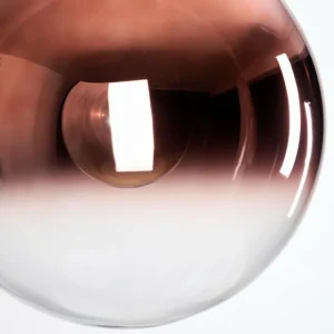 hofstein Gastor Suspension, Boule lumineuse, Suspension Clair, Cuivré, 1 lumière* Lampes En Verre