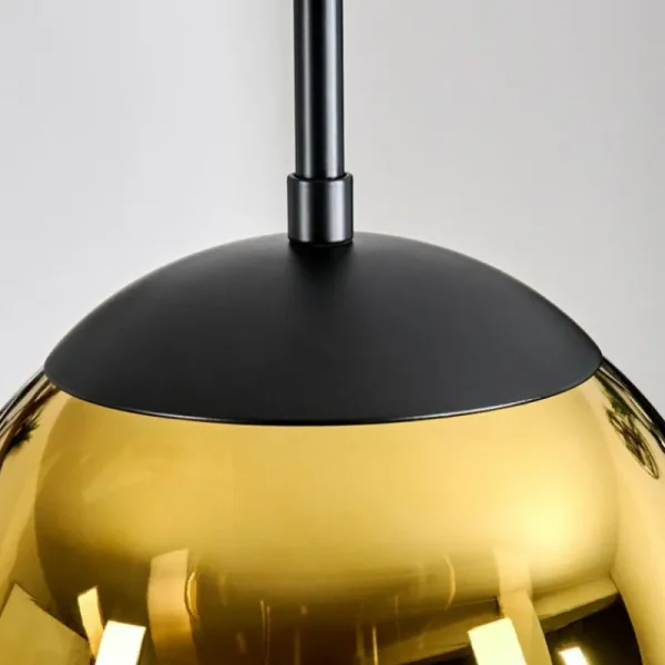 hofstein Gastor Suspension, Boule lumineuse 20 cm Or, Clair, 1 lumière* Lampes En Verre