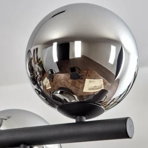 hofstein Gastor Suspension, Boule lumineuse, Suspension Chrome, Fumé, 10 lumières* Lampes Modernes