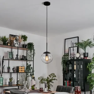 hofstein Gastor Suspension, Boule lumineuse Clair, 1 lumière* Lampes En Verre