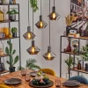 hofstein Gillbergatorp Suspension, Boule lumineuse, Suspension Chrome, Fumé, 5 lumières* Lampes Modernes