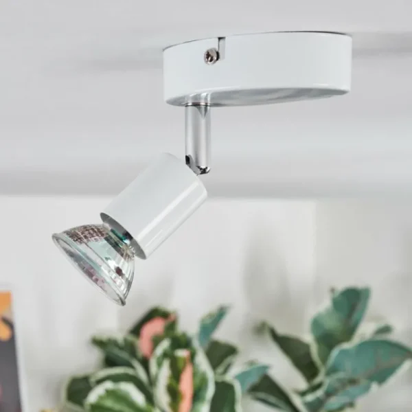 hofstein Gjedso Plafonnier, Spot de plafond LED Blanc, 1 lumière* Lampes Modernes