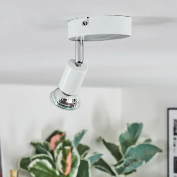 hofstein Gjedso Plafonnier, Spot de plafond LED Blanc, 1 lumière* Lampes Modernes