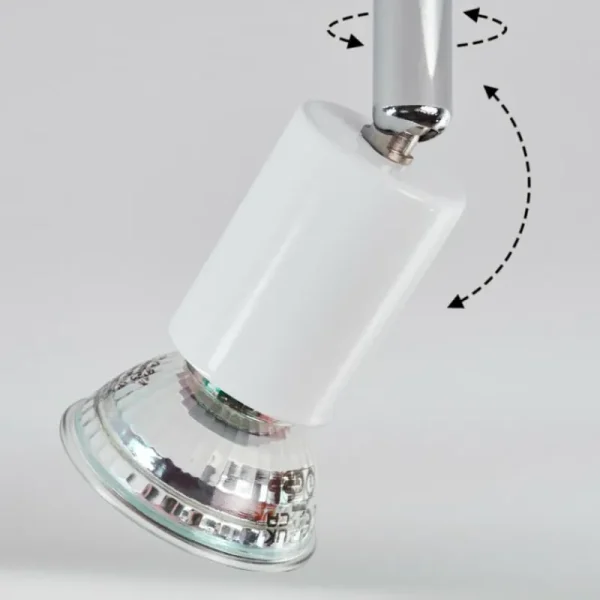 hofstein Gjedso Plafonnier, Spot de plafond LED Blanc, 1 lumière* Lampes Modernes