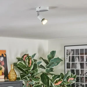 hofstein Gjedso Plafonnier, Spot de plafond LED Blanc, 1 lumière* Lampes Modernes