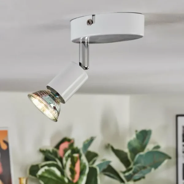 hofstein Gjedso Plafonnier, Spot de plafond LED Blanc, 1 lumière* Lampes Modernes