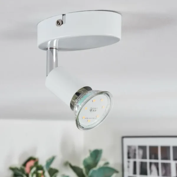 hofstein Gjedso Plafonnier, Spot de plafond LED Blanc, 1 lumière* Lampes Modernes