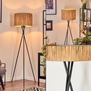 hofstein Granja Lampadaire Noir, 1 lumière* Lampes Modernes