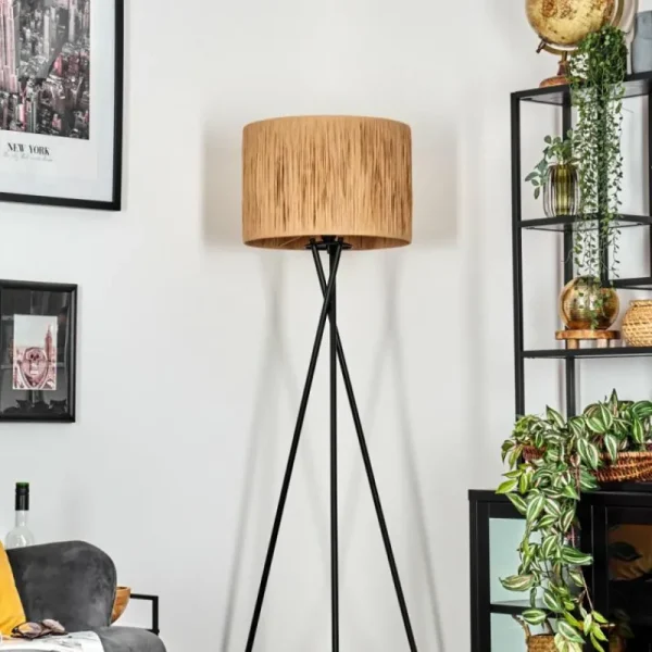 hofstein Granja Lampadaire Noir, 1 lumière* Lampes Modernes