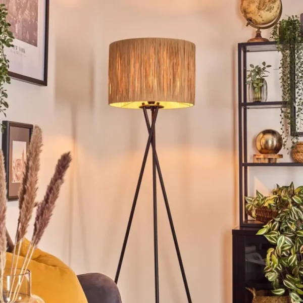 hofstein Granja Lampadaire Noir, 1 lumière* Lampes Modernes