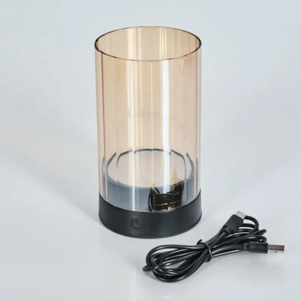 hofstein Grubbe Lampe de table d'extérieur, Lampe à poser LED Noir, 1 lumière* Lampes Modernes