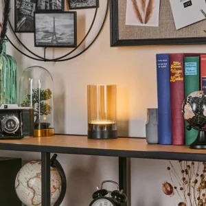 hofstein Grubbe Lampe de table d'extérieur, Lampe à poser LED Noir, 1 lumière* Lampes Modernes