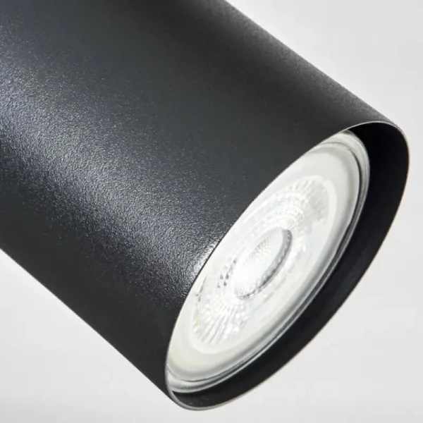 hofstein Guardais Plafonnier Brun, Couleur bois, Noir, 3 lumières* Lampes Modernes