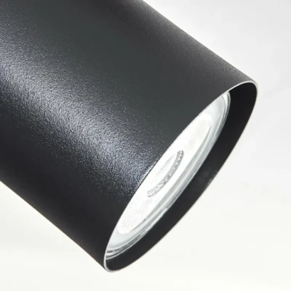 hofstein Guardais Plafonnier Brun, Couleur bois, Noir, 4 lumières* Lampes Modernes