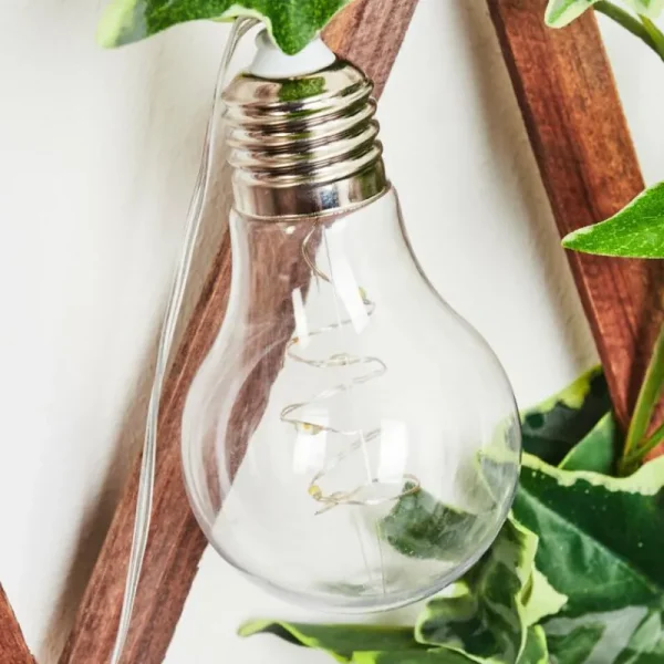 hofstein guirlande lumineuse solaire Markhus LED Transparent, 10 lumières* Lampes Modernes