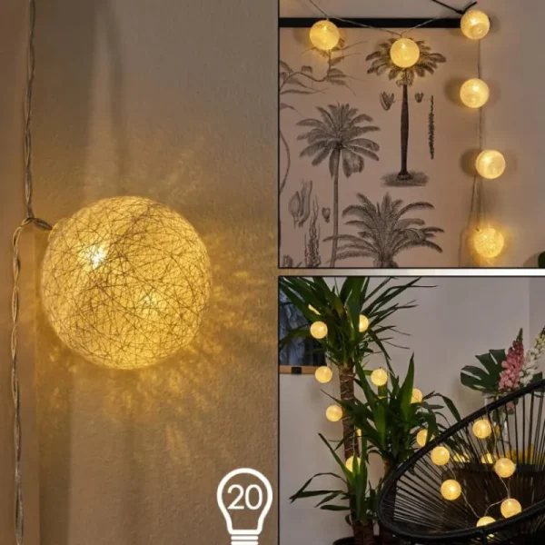 hofstein Guirlande Sondrio LED, 20 lumières* Lampes Modernes