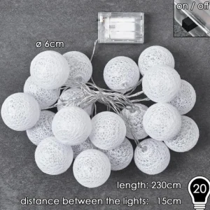 hofstein Guirlande Sondrio LED, 20 lumières* Lampes Modernes