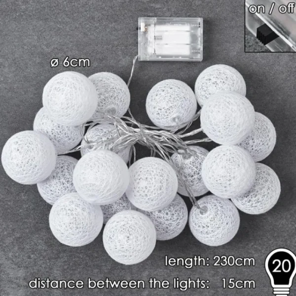 hofstein Guirlande Sondrio LED, 20 lumières* Lampes Modernes