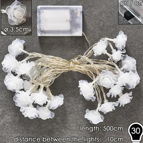 hofstein Guirlande Sondrio LED, 30 lumières* Lampes Modernes