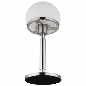 Luminaires Globo Lighting Haku Lampe à poser Chrome, Nickel mat, 1 lumière* Lampes En Verre