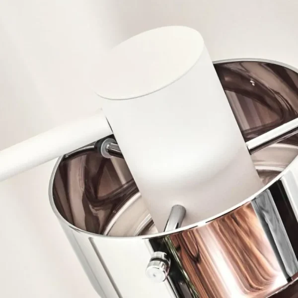 hofstein Hasvik Lampadaire Blanc, 1 lumière* Lampes Modernes