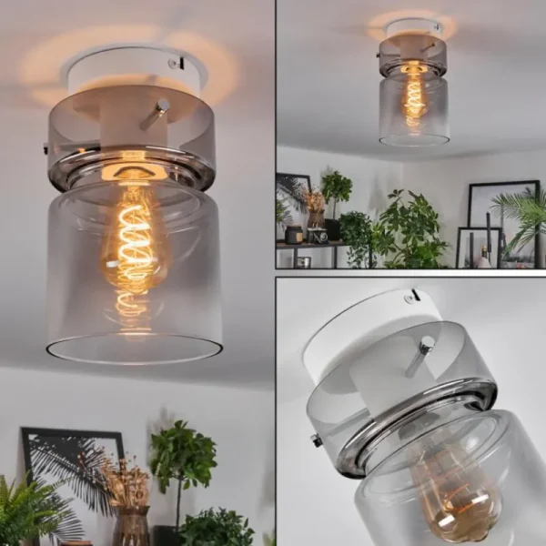 hofstein Hasvik Plafonnier, Spot de plafond Blanc, 1 lumière* Lampes Modernes