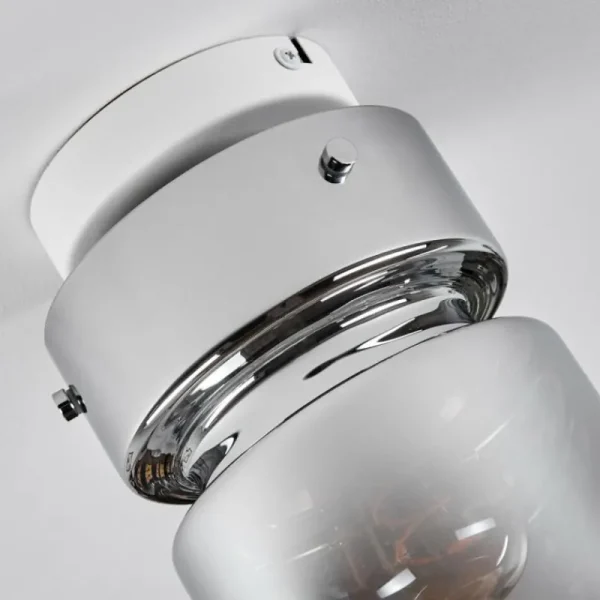 hofstein Hasvik Plafonnier, Spot de plafond Blanc, 1 lumière* Lampes Modernes