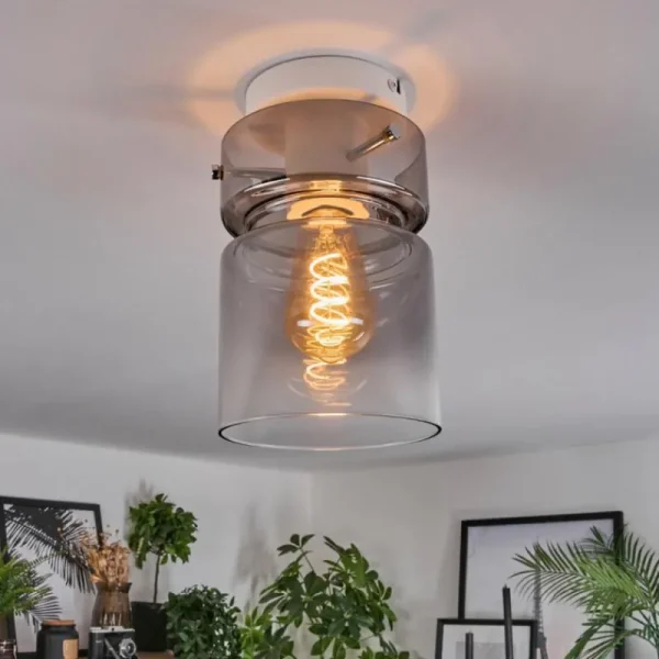 hofstein Hasvik Plafonnier, Spot de plafond Blanc, 1 lumière* Lampes Modernes