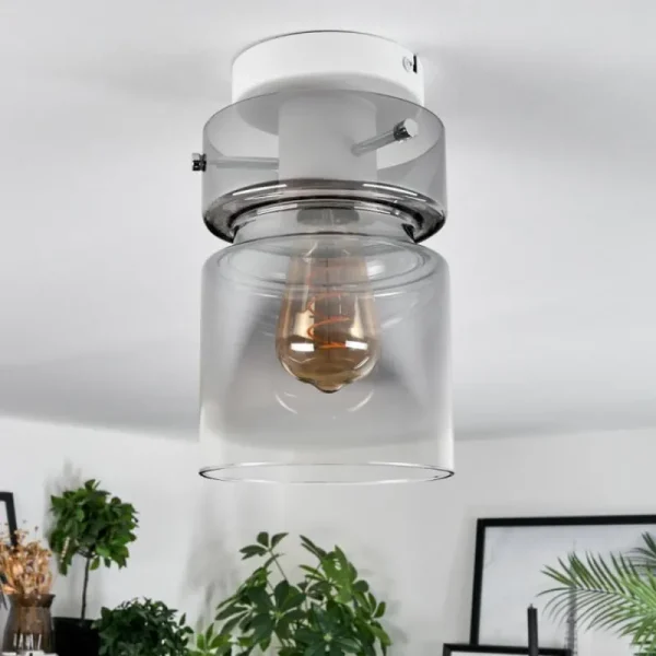 hofstein Hasvik Plafonnier, Spot de plafond Blanc, 1 lumière* Lampes Modernes