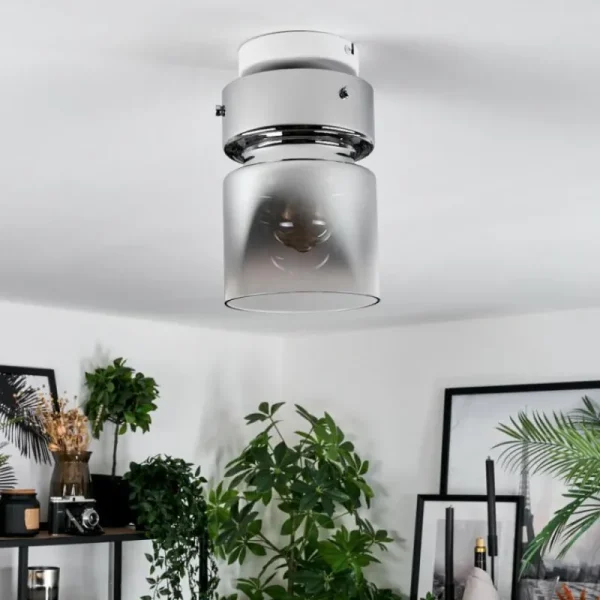 hofstein Hasvik Plafonnier, Spot de plafond Blanc, 1 lumière* Lampes Modernes