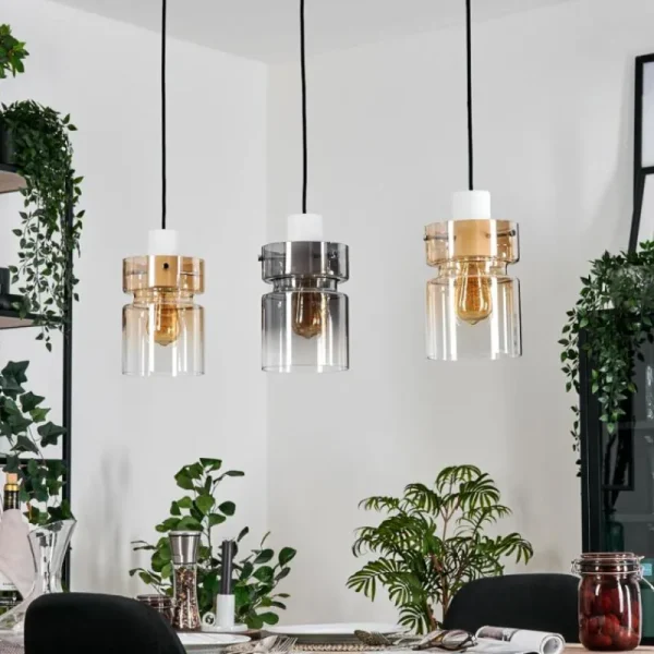 hofstein Hasvik Suspension, Suspension Blanc, 3 lumières* Lampes Modernes