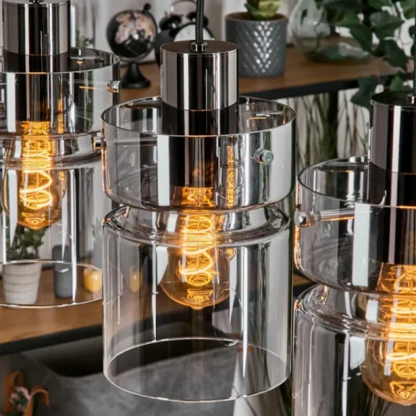 hofstein Hasvik Suspension, Suspension Noir, 5 lumières* Lampes Modernes