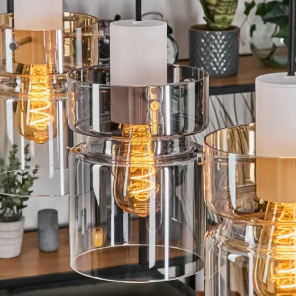hofstein Hasvik Suspension, Suspension Blanc, 3 lumières* Lampes Modernes