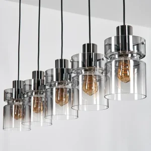 hofstein Hasvik Suspension, Suspension Noir, 5 lumières* Lampes Modernes
