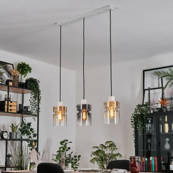 hofstein Hasvik Suspension, Suspension Blanc, 3 lumières* Lampes Modernes