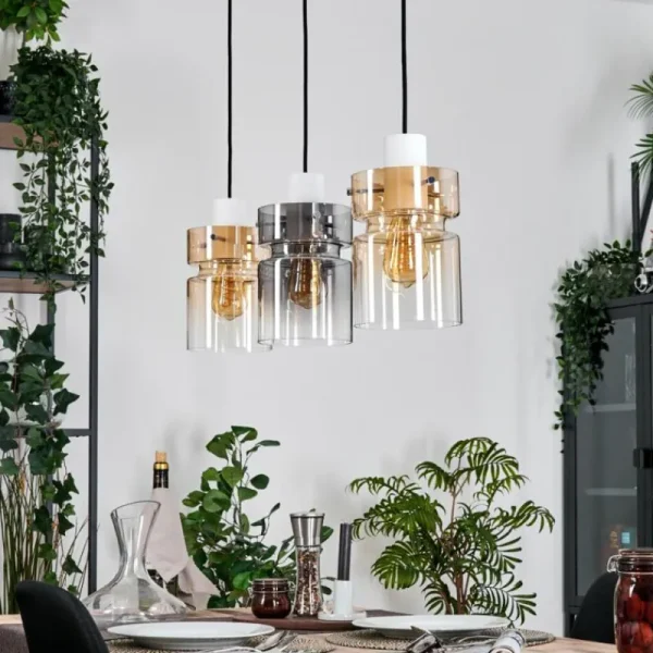 hofstein Hasvik Suspension, Suspension Blanc, 3 lumières* Lampes Modernes