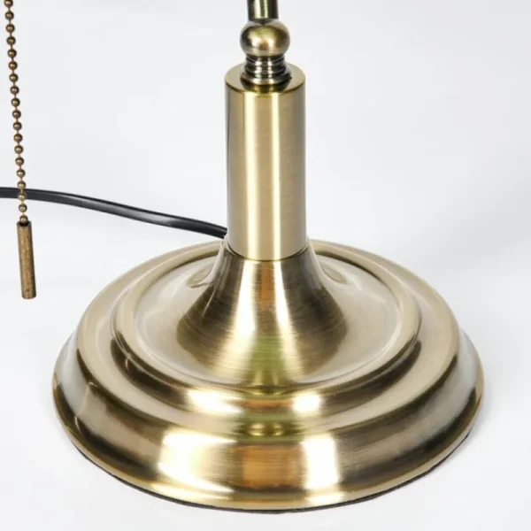 hofstein Havsta Lampe de bureau, Lampe à poser Vieux laiton, 1 lumière* Lampes En Verre