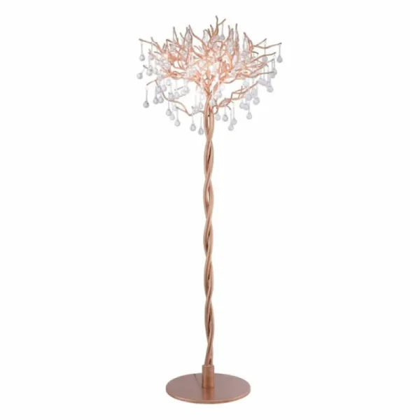 Luminaires Paul Neuhaus ICICLE Lampadaire Laiton, 5 lumières* Lampes En Verre