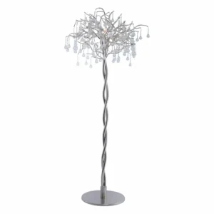 Luminaires Paul Neuhaus ICICLE Lampadaire Acier inoxydable, 5 lumières* Lampes En Verre