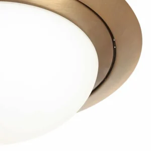 Luminaires Steinhauer Ikaro Plafonnier LED Bronze, 1 lumière* Lampes En Verre