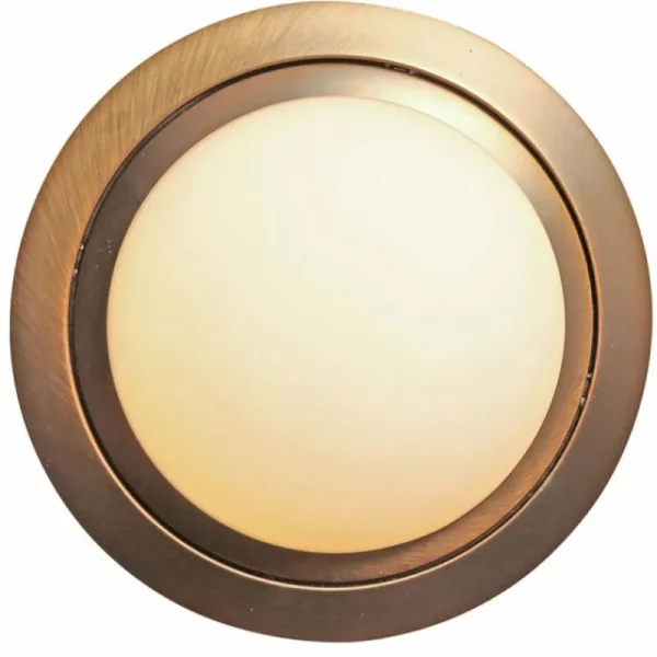 Luminaires Steinhauer Ikaro Plafonnier LED Bronze, 1 lumière* Lampes En Verre