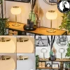 hofstein Izenave Lampe à poser, Liseuse LED Or, 1 lumière* Lampes En Verre