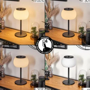 hofstein Izenave Lampe à poser, Liseuse Noir, 1 lumière* Lampes En Verre