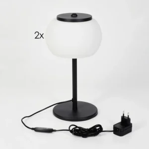 hofstein Izenave Lampe à poser, Liseuse Noir, 1 lumière* Lampes En Verre