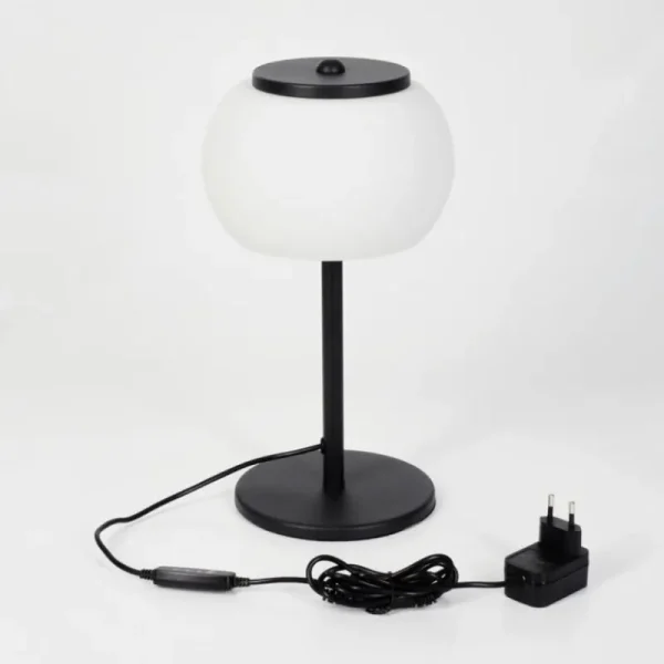 hofstein Izenave Lampe à poser, Liseuse Noir, 1 lumière* Lampes En Verre