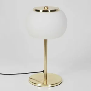 hofstein Izenave Lampe à poser, Liseuse LED Or, 1 lumière* Lampes En Verre
