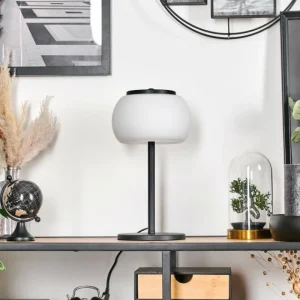 hofstein Izenave Lampe à poser, Liseuse Noir, 1 lumière* Lampes En Verre